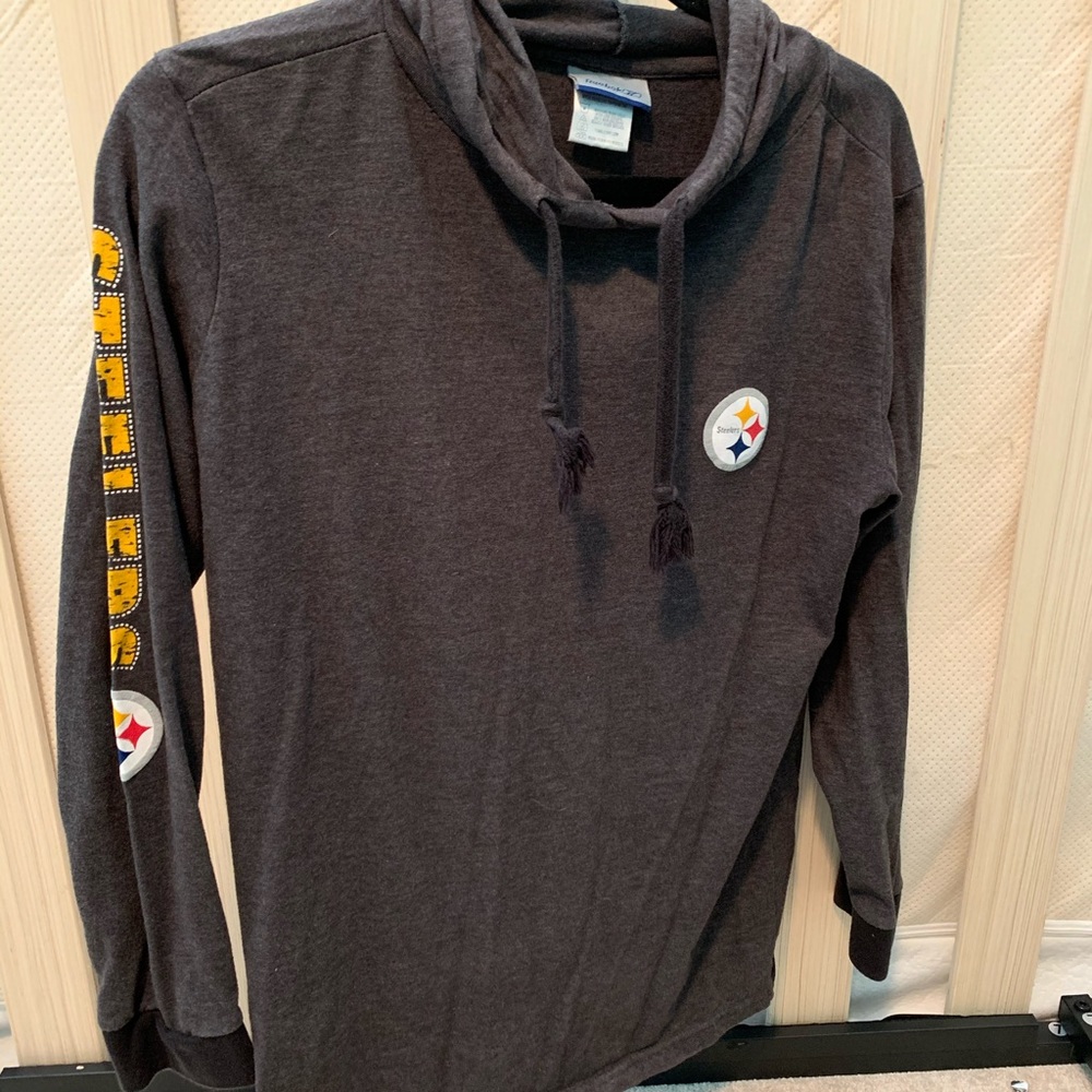 Pittsburgh Steelers long sleeve hooded T-shirt